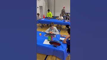 3x3 🟡 Pierson’s First WCA competition! April 2023