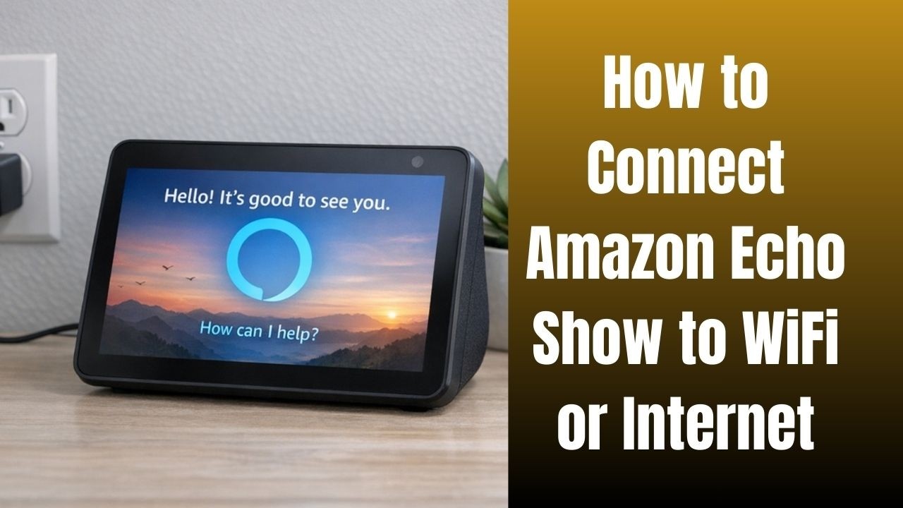 How to Connect Amazon Echo Show to WiFi or Internet - YouTube