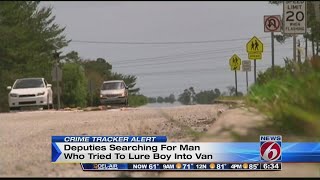 Man tries to lure boys into van