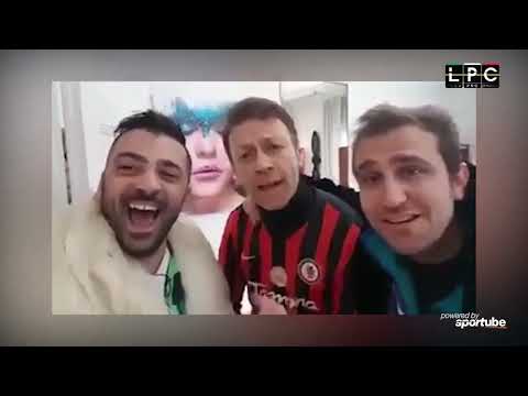 Foggia, Rocco Siffredi con la maglia rossonera festeggia con Pio e Amedeo