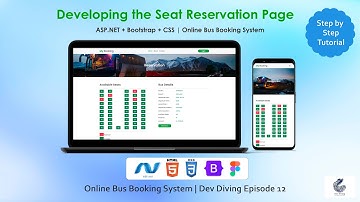 Creating a Seat Reservation Page in ASP.NET | Online Bus Booking System | Dev Diving Episode 12