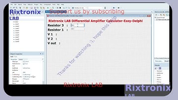 Design Differential Op Amp Calculator Delphi Ep5