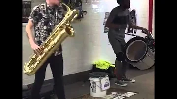 the coolest  saxophone player ever