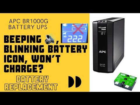 APC BR1000G Battery Replacement Video
