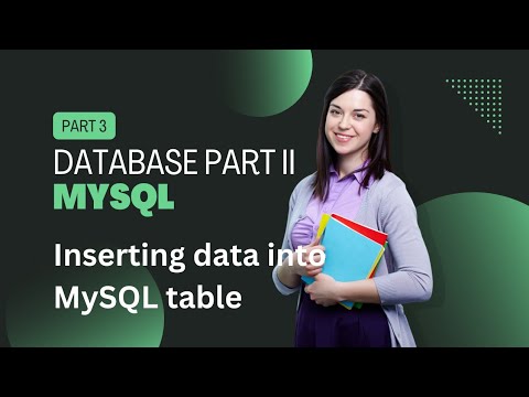 Inserting data into MySQL table - Class 10 Chapter 3 - Database Part II ...