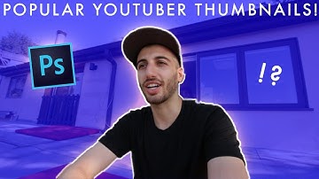 Photoshop CC Tutorial: How to Create Popular Youtuber Style Thumbnails (Jake Paul, Logan Paul, Faze)