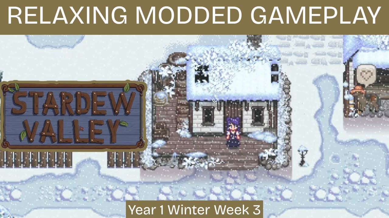 Stardew Valley modded playthrough | no commentary | cozy gameplay for ...