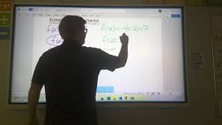 How do I solve Function Notation when X is given