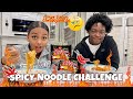 Spicy Noodle Challenge *loser faces consequences* | LexiVee03