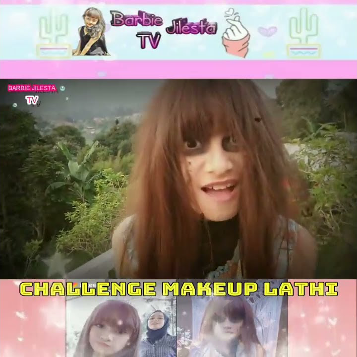 LATHI MAKE UP CHALLENGE #shorts