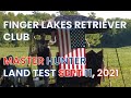 Finger lakes retriever club master hunt test land series