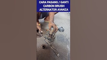 Cara Ganti Carbon Brush pada Alternator Avanza #shorts