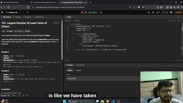 LeetCode 747 Solution – Largest Number At Least Twice of Others