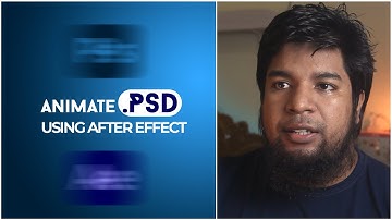 How to Import and Animate Photoshop PSD Files in After Effects Easy Tutorial