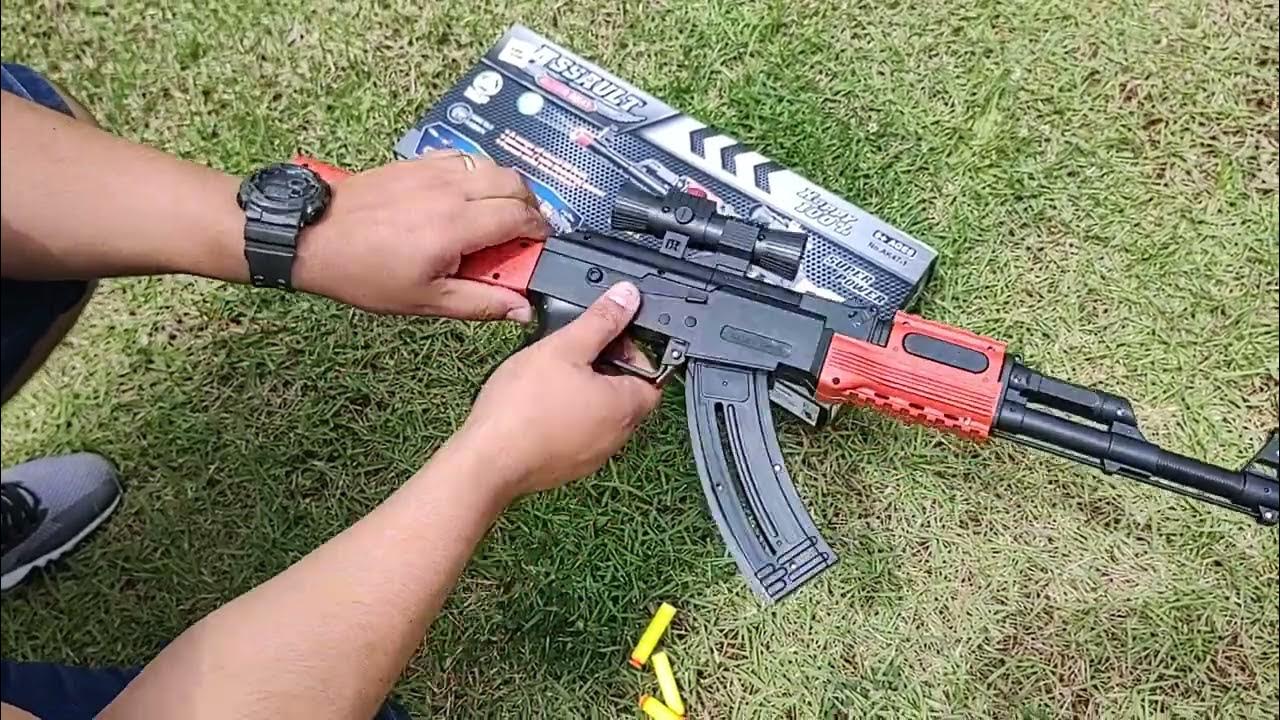 Arminha De Brinquedo Pistola Pressão Dardo Bola Gel Orbeez A