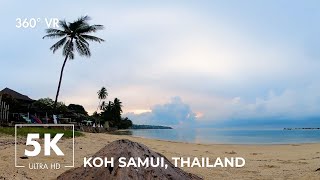 360° VR Misty Sunrise at Lamai Beach in Koh Samui, Thailand