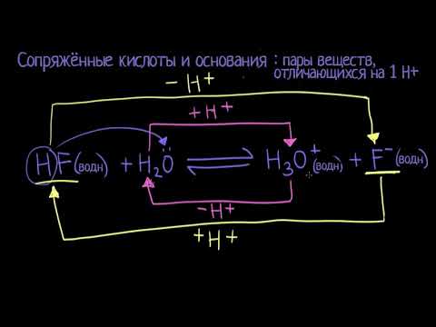 Сопряжённые кислоты и основания (видео 8) | Кислоты и Основания | Химия