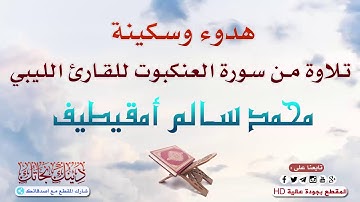 تلاوة هادئة تريح الاعصاب 🌿🌸🌸للقارئ الليبي محمد سالم امقيطيف🌹🌹🌿