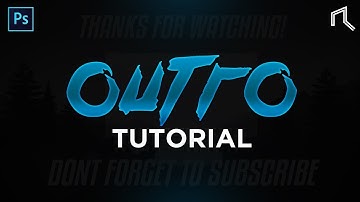 How To Make An Outro/Endscreen In Adobe Photoshop CS6