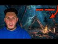 Pure horror 24hrs camping inside a cult ritual forest  horrifying