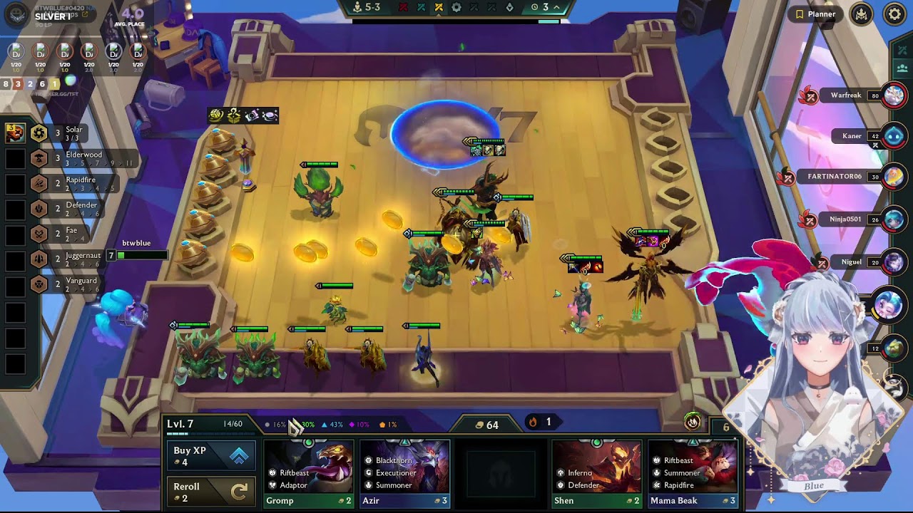PLACEMENTS FOR TFT SET 18