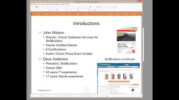Oracle Instance Recovery Tutorial - Module 1 - Introduction to OCM John Watson