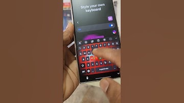 Samsung animated customized colorful keyboard | One UI 7 #s24ultra