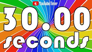 Famous 30 SECONDS Timer Countdown ๐ณ๏ธโ๐ Rainbow Wealth