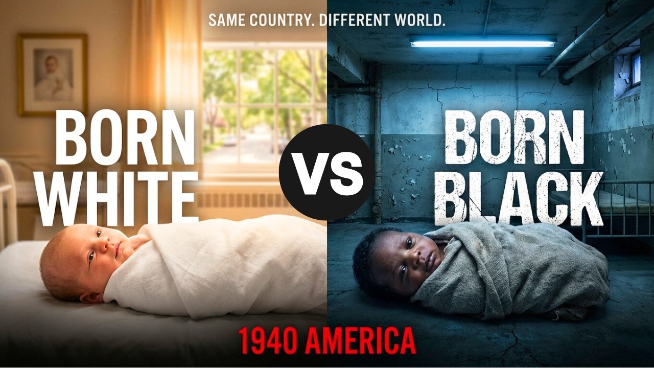 Born White vs Born Black in 1940 America   A shocking reality