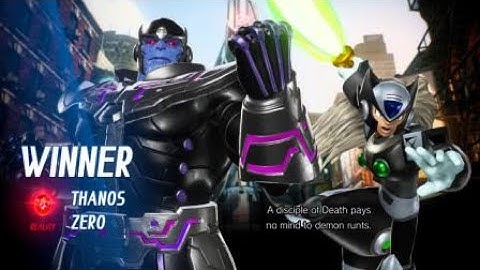 MARVEL VS. CAPCOM: INFINITE thanos come back