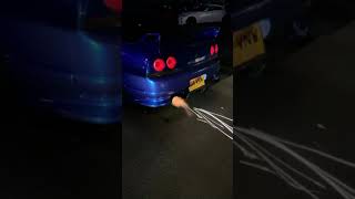 Nissan Skyline R33: Revving up and Shooting Flames!