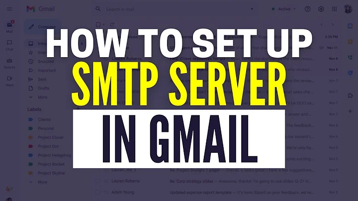 How To Set Up SMTP Server In Gmail (2025)