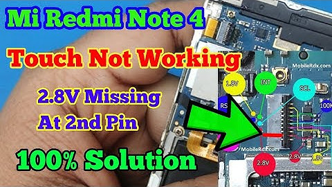 Mi Redmi Note 4 | Touch Not Working | 2.8v Missing | 100% Solution | Prime Telecom |