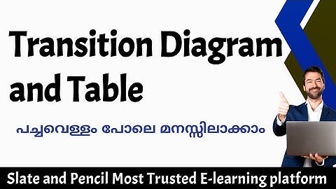 Transition Diagram and Transition Table|Theory of Computation|Malayalam Tutorial