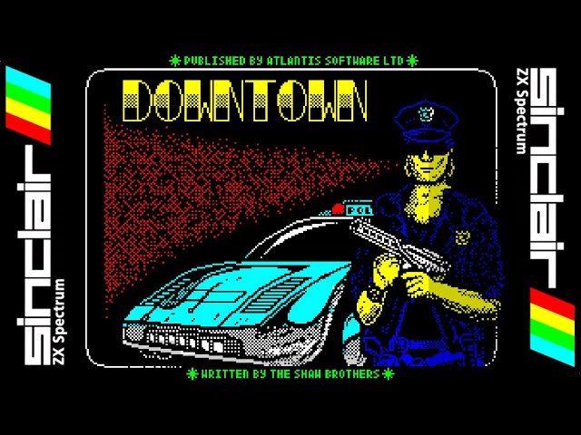 DOWNTOWN -=Classic Gaming=- Walkthrough, ZX Spectrum - YouTube