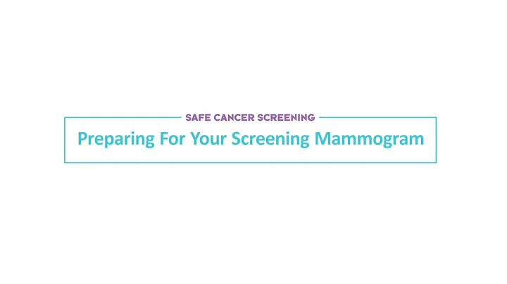 Preparing For Your Mammogram