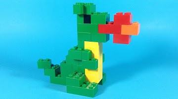 How To Build Lego DRAGON - 6177 LEGO® Basic Bricks Deluxe Projects