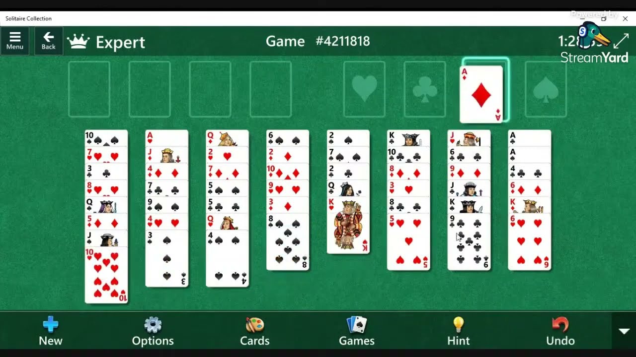 Freecell - Gold Medal Level 600 - Game #4211818