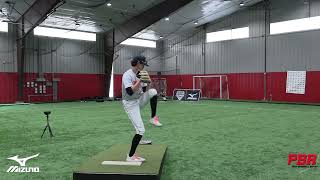 Mason Reilly 2025 Grad Pitching at Prep Baseball Report Fall ID October 29 2023