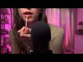 lipgloss ASMR :) kisses, mouth sounds, gentle tapping