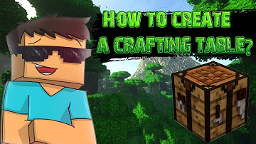 How to create a crafting table? #minecraft