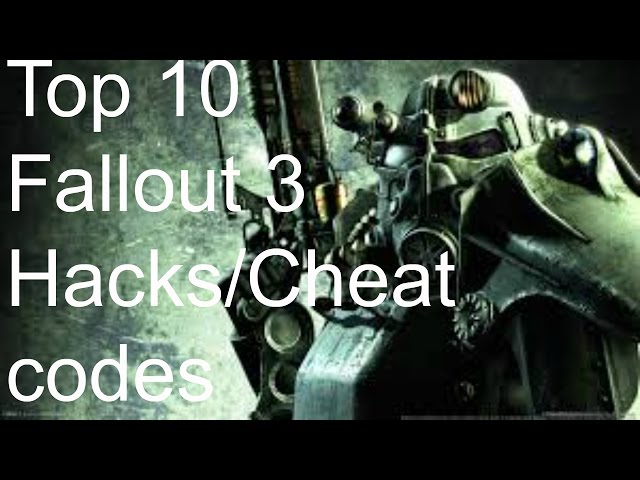 Fallout 3 Armor Cheat Codes