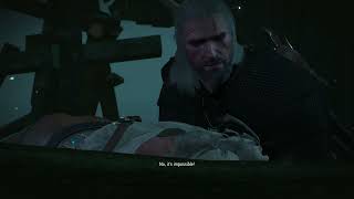 Hym try to trick  and  discourages Geralt