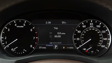 2024 INFINITI QX55 - Vehicle Information Display