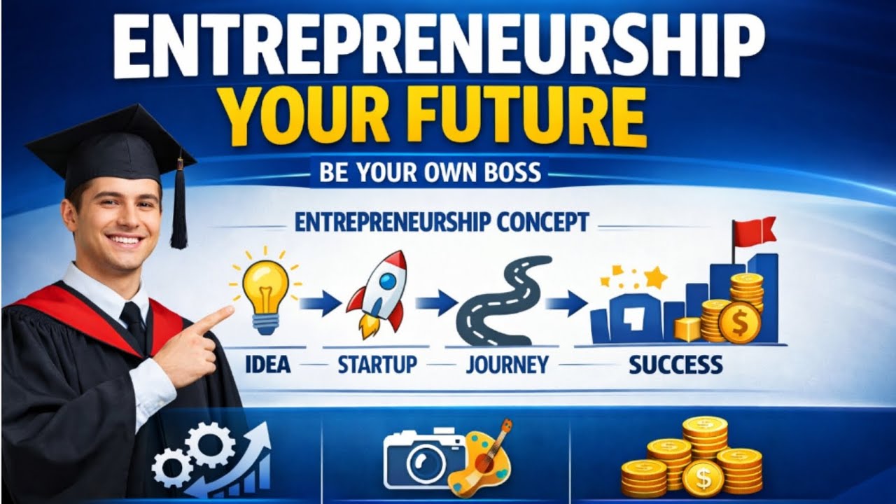 Entrepreneurship – Be Your Own Boss | Lecture Overview # 1 | Unit # 7 | Class 9 Computer Science 