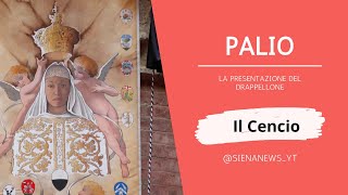 Palio, la presentazione del Drappellone - Ecco il Cencio di Manganelli