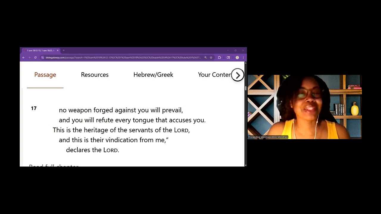 2025_0717 PWAM Bible & Book Study: Victory Over Insecurity - Part 27