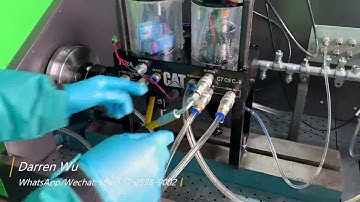 New system CR718 common rail test bench HEUI connection