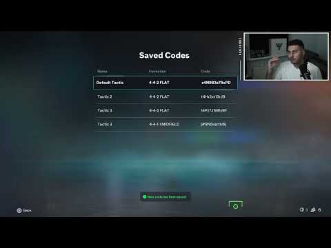 FC 26 - How To Save Tactics Codes & Create a Save List of Codes