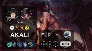 Akali Mid vs Fizz - KR Challenger Patch 10.3